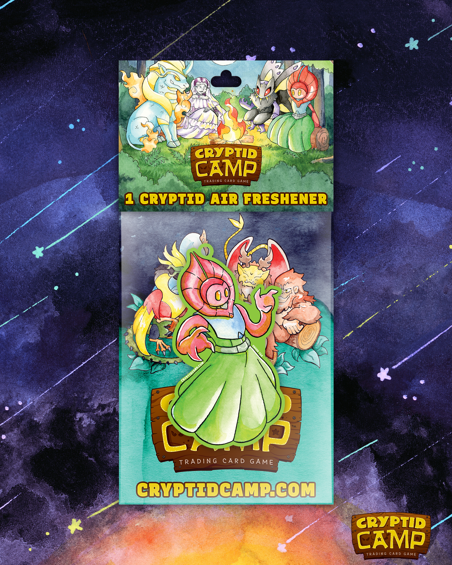 Cryptid Camp Air Fresheners