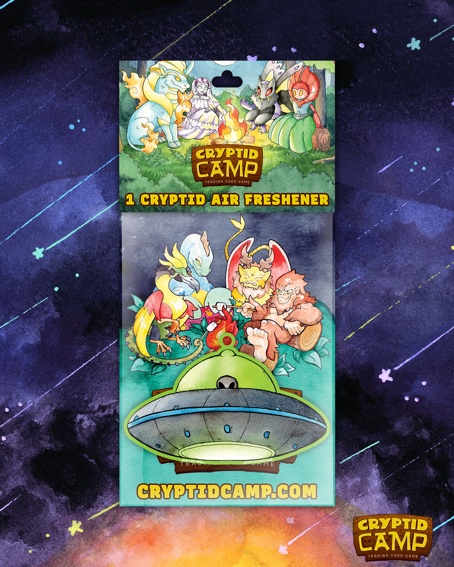 Cryptid Camp Air Fresheners