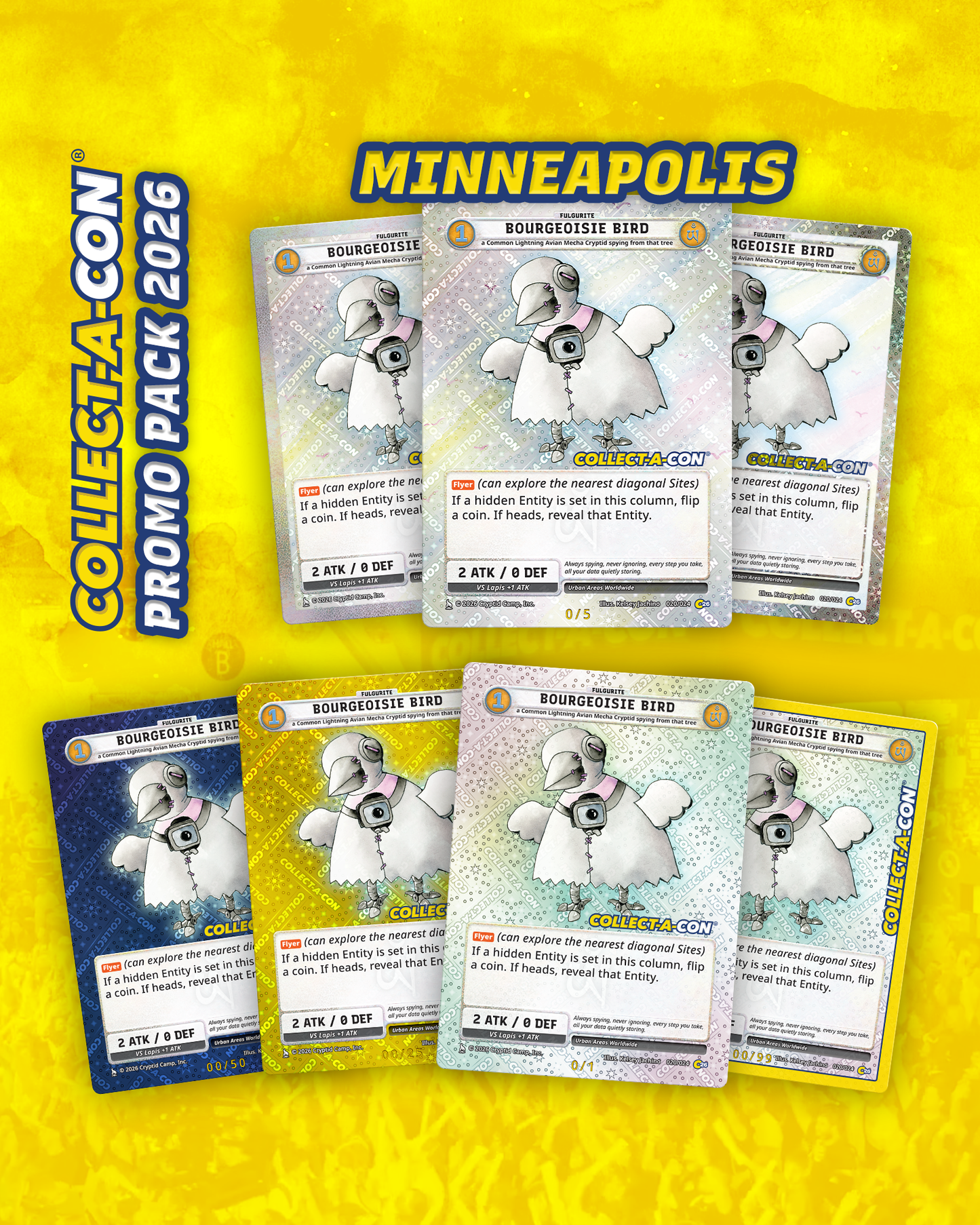 Minneapolis Collect-A-Con Exclusive Promo - Bourgeoisie Bird