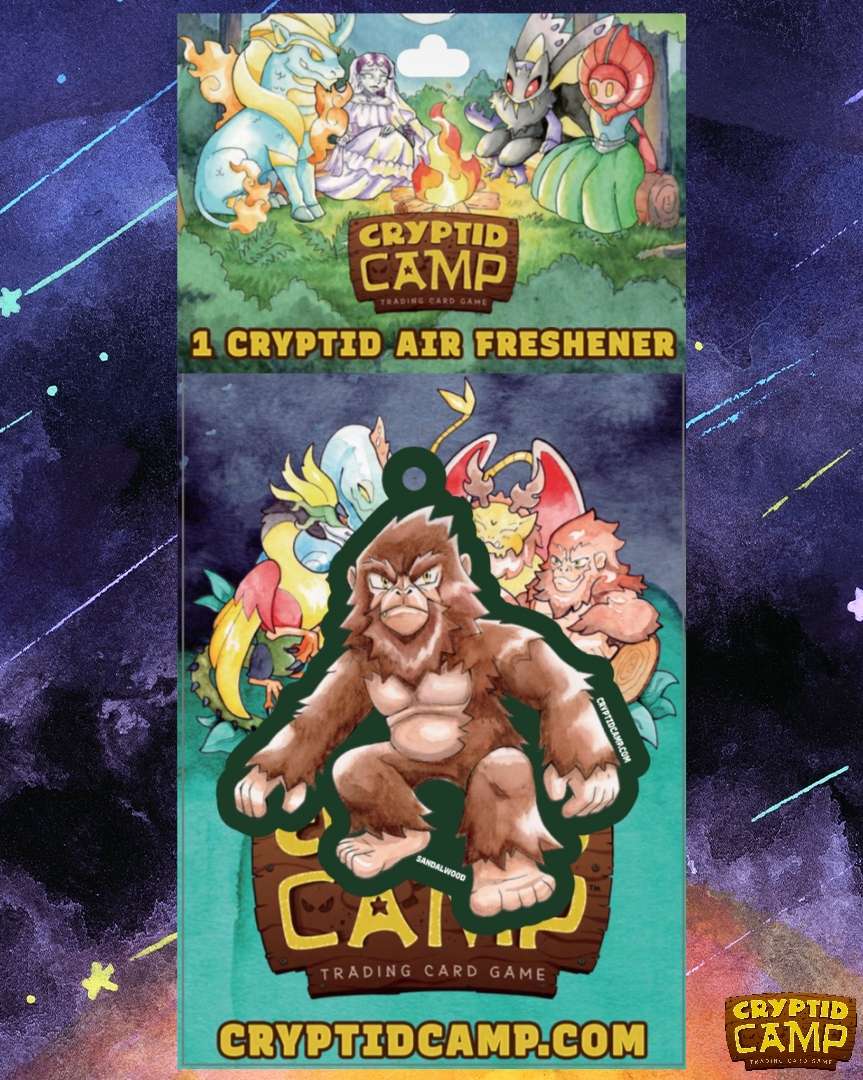 Cryptid Camp Air Fresheners