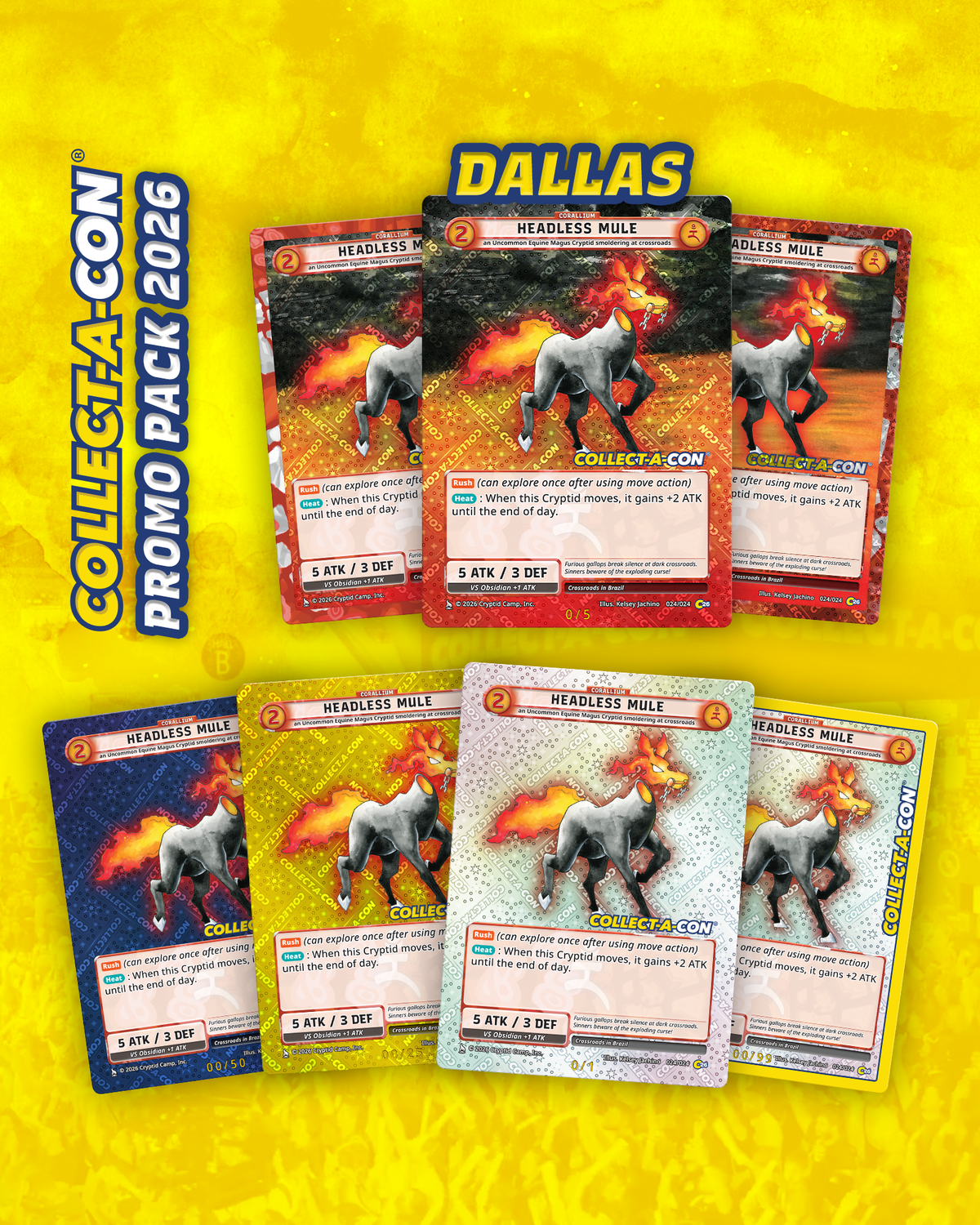 Dallas Collect-A-Con Exclusive Promo - Headless Mule