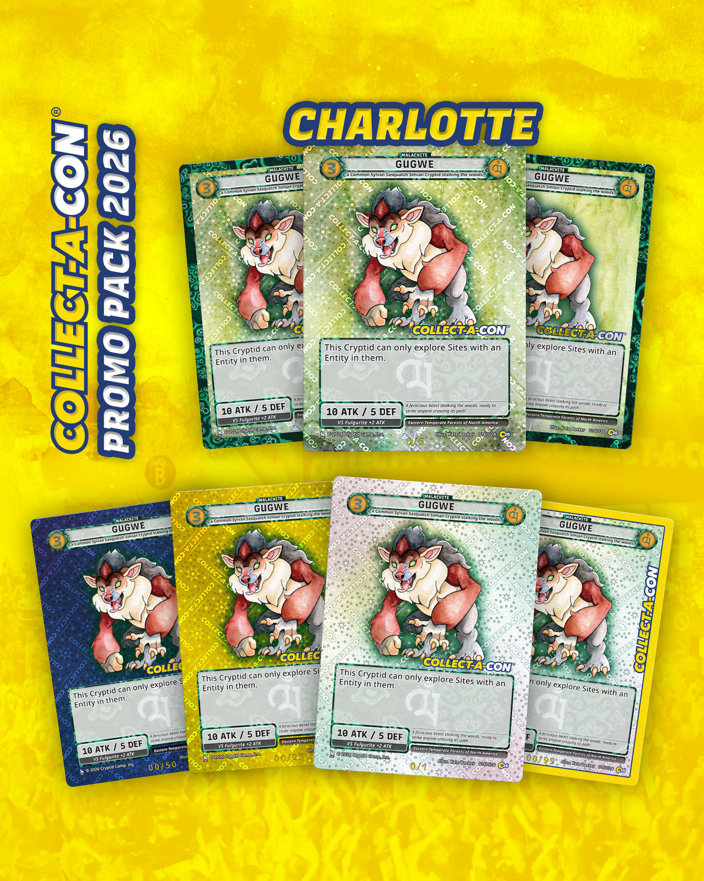 Charlotte Collect-A-Con Exclusive Promo - Gugwe