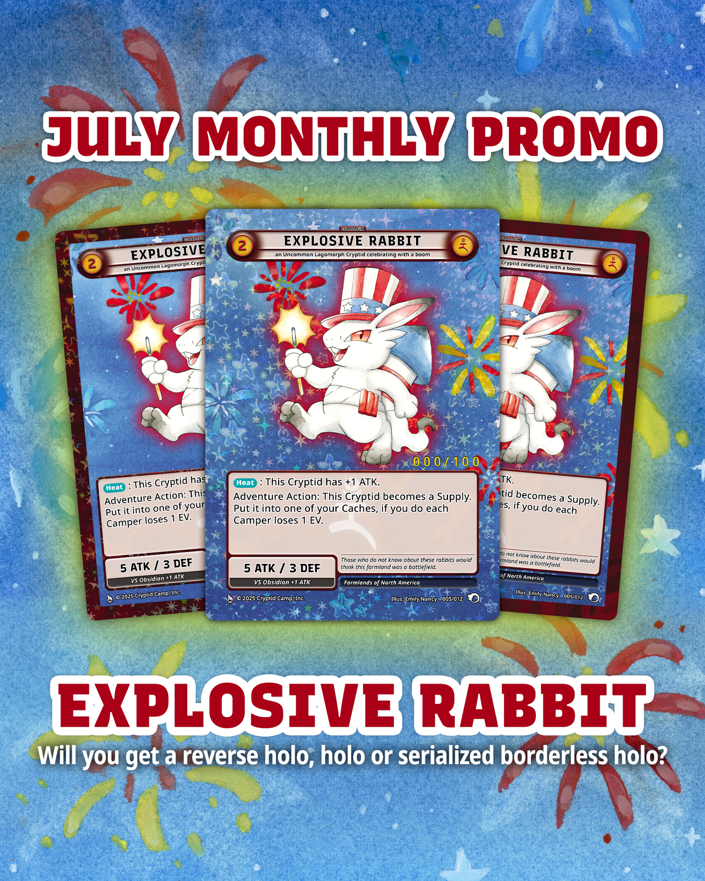 Year 2152 Monthly Pack July 2025- Explosive Rabbit