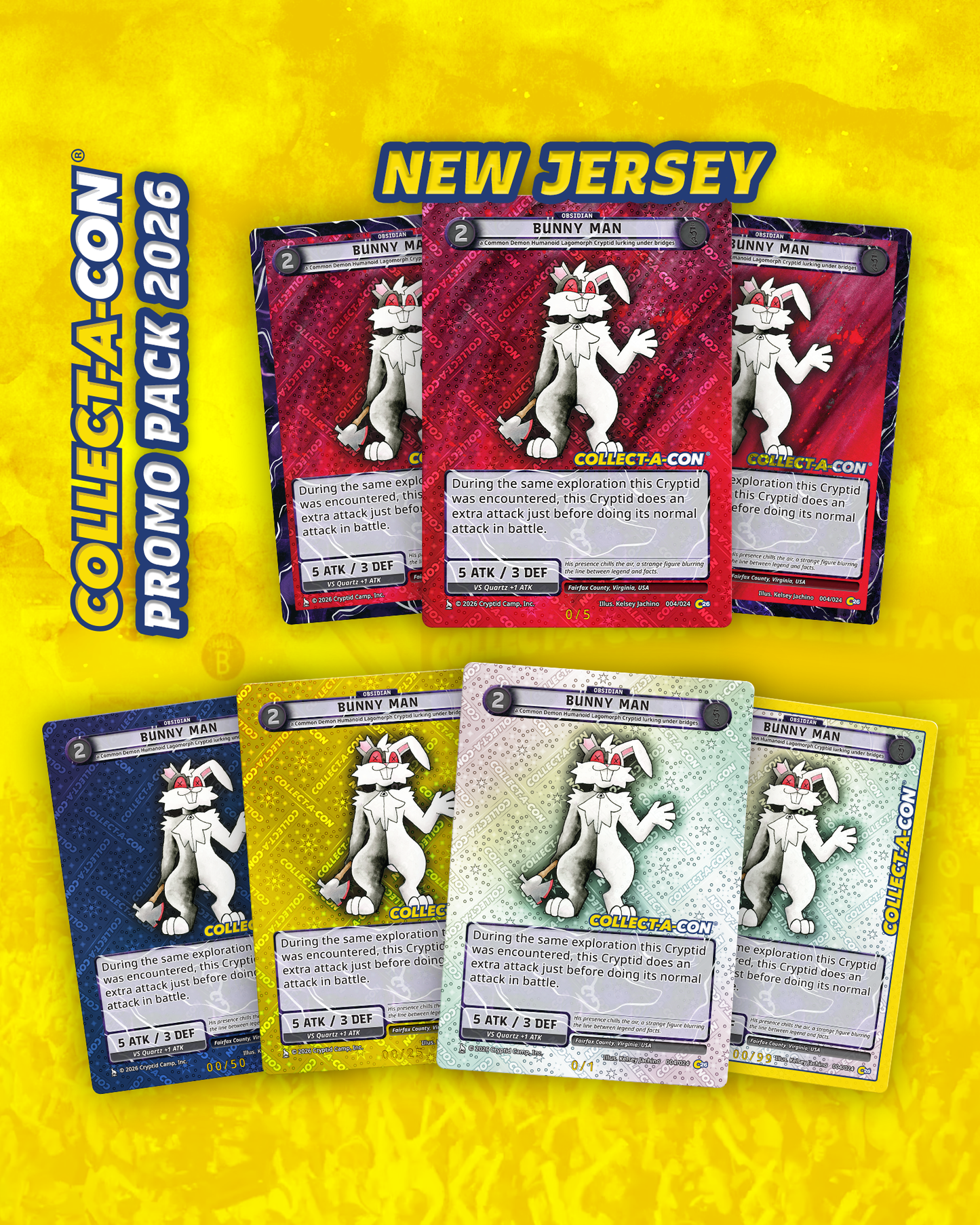 New Jersey Collect-A-Con Exclusive Promo - Bunny Man