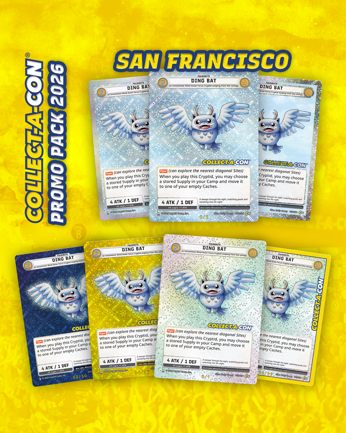 San Francisco Collect-A-Con Exclusive Promo - Dingbat